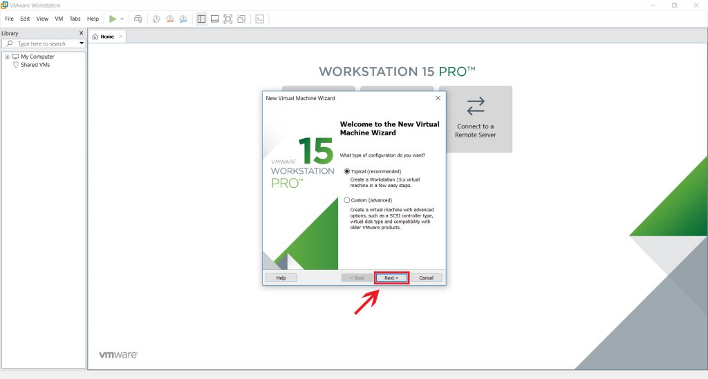 New VM Wizard