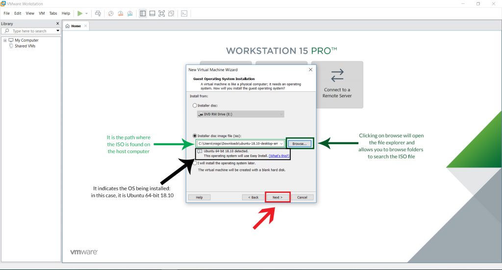 Mounting ISO